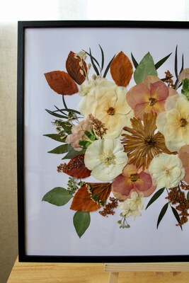 Custom Pressed Flower Frame